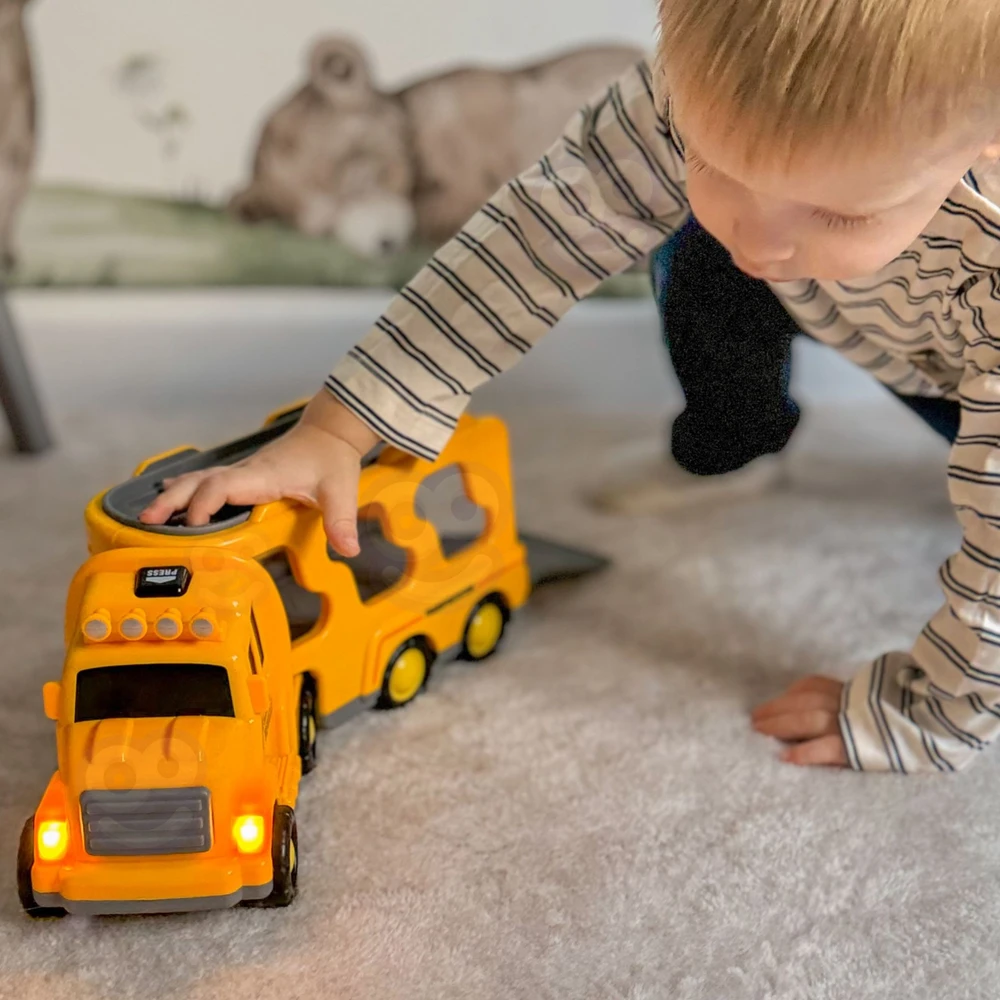 WOOPIE Žaislų komplektas - Kelių pagalba su 5 automobiliais