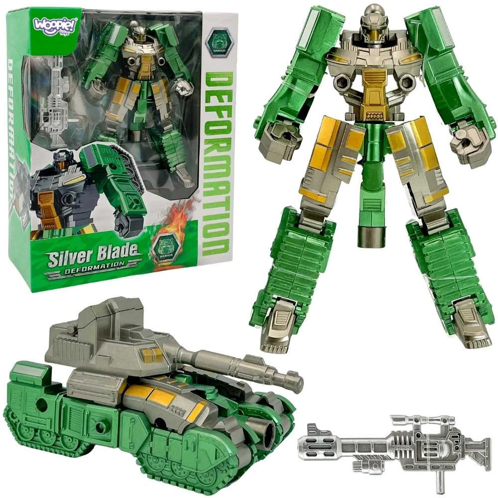 Transformuojantis robotas Sidabrinis Blade 2in1 Woopie tankas