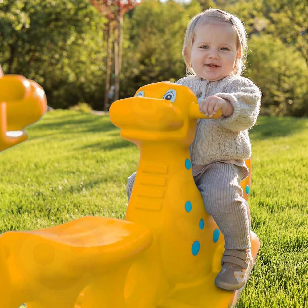 Woopie Dino Sūpynės Balansinės Geltonos 3 Asmenims