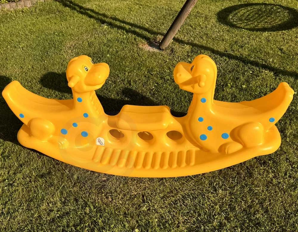Woopie Dino Sūpynės Balansinės Geltonos 3 Asmenims