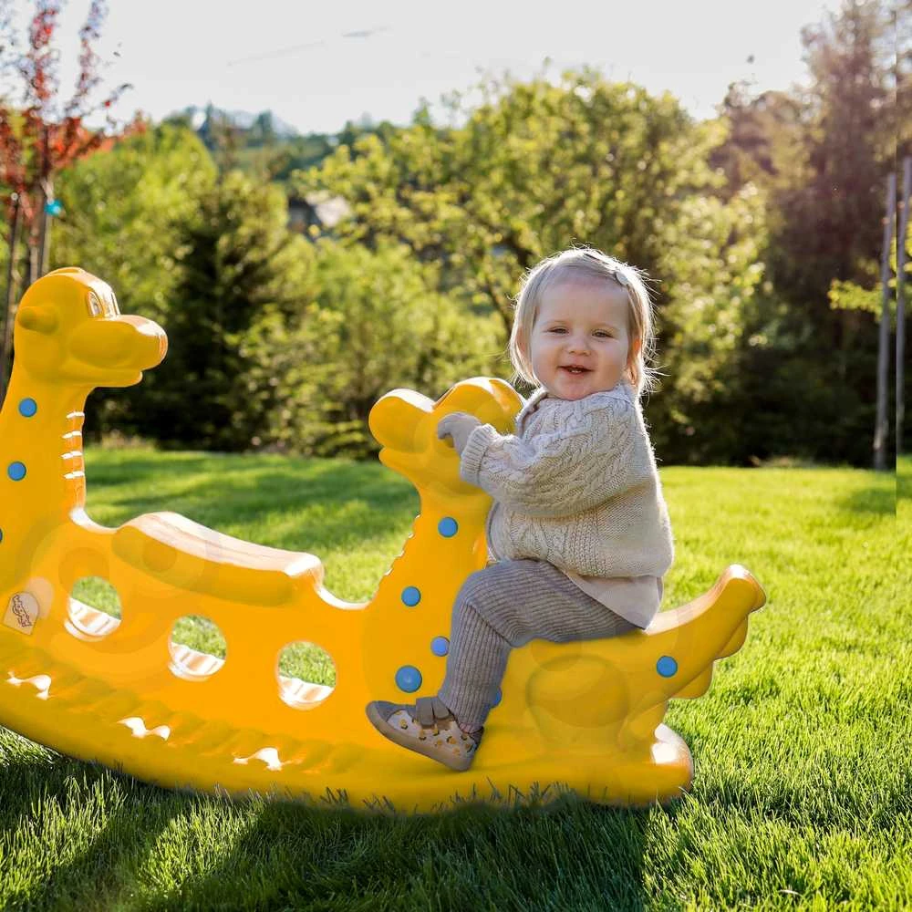 Woopie Dino Sūpynės Balansinės Geltonos 3 Asmenims