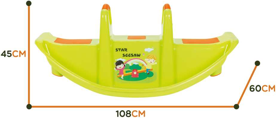 WOOPIE rokeris kelių žaidėjų žaidimui STAR Equivalent Žalias Swing