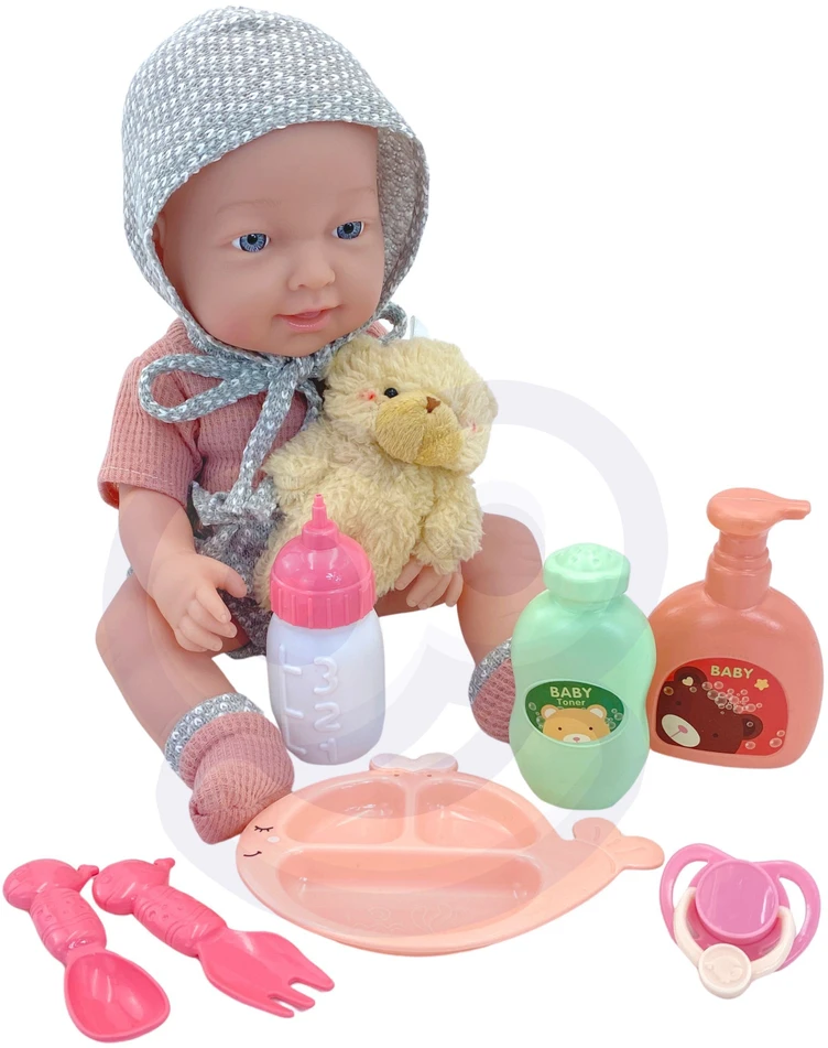 WOOPIE ROYAL Lėlė Bobas 36 cm su Apranga ir Mielu Pūkuotu