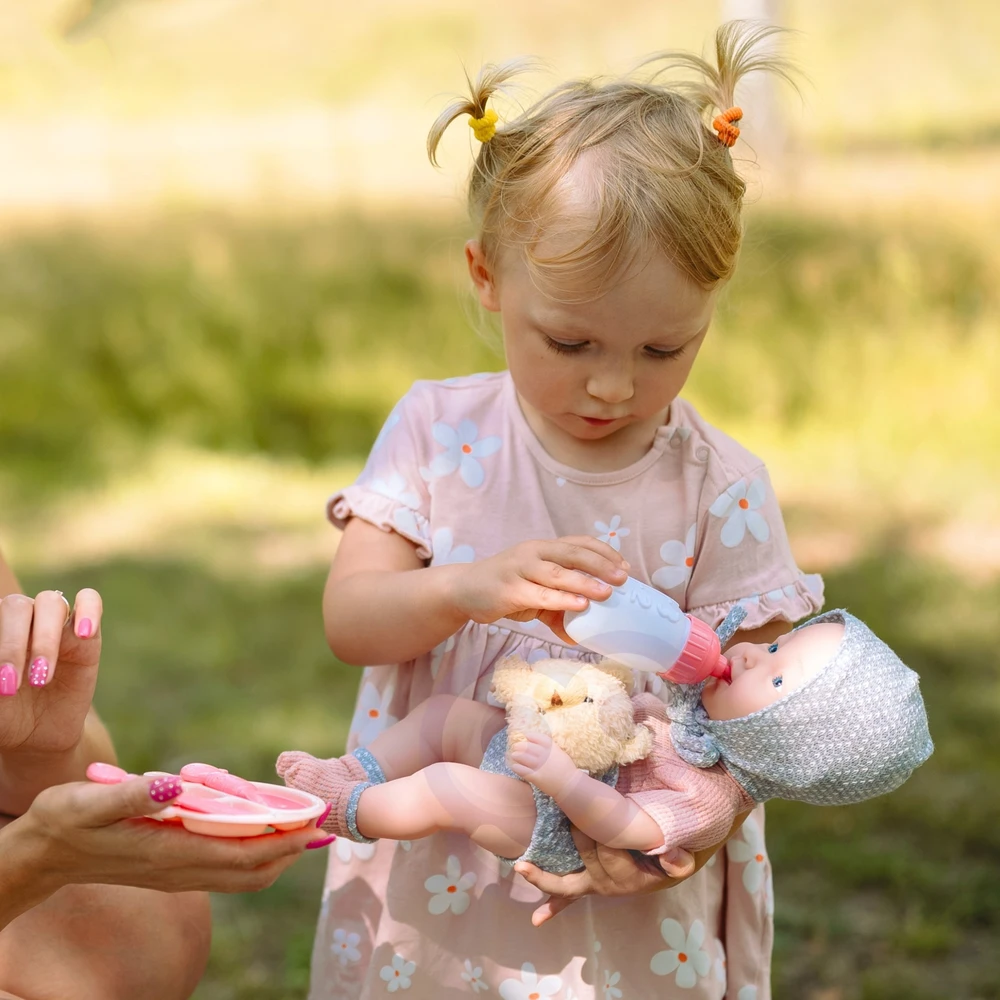 WOOPIE ROYAL Lėlė Bobas 36 cm su Apranga ir Mielu Pūkuotu