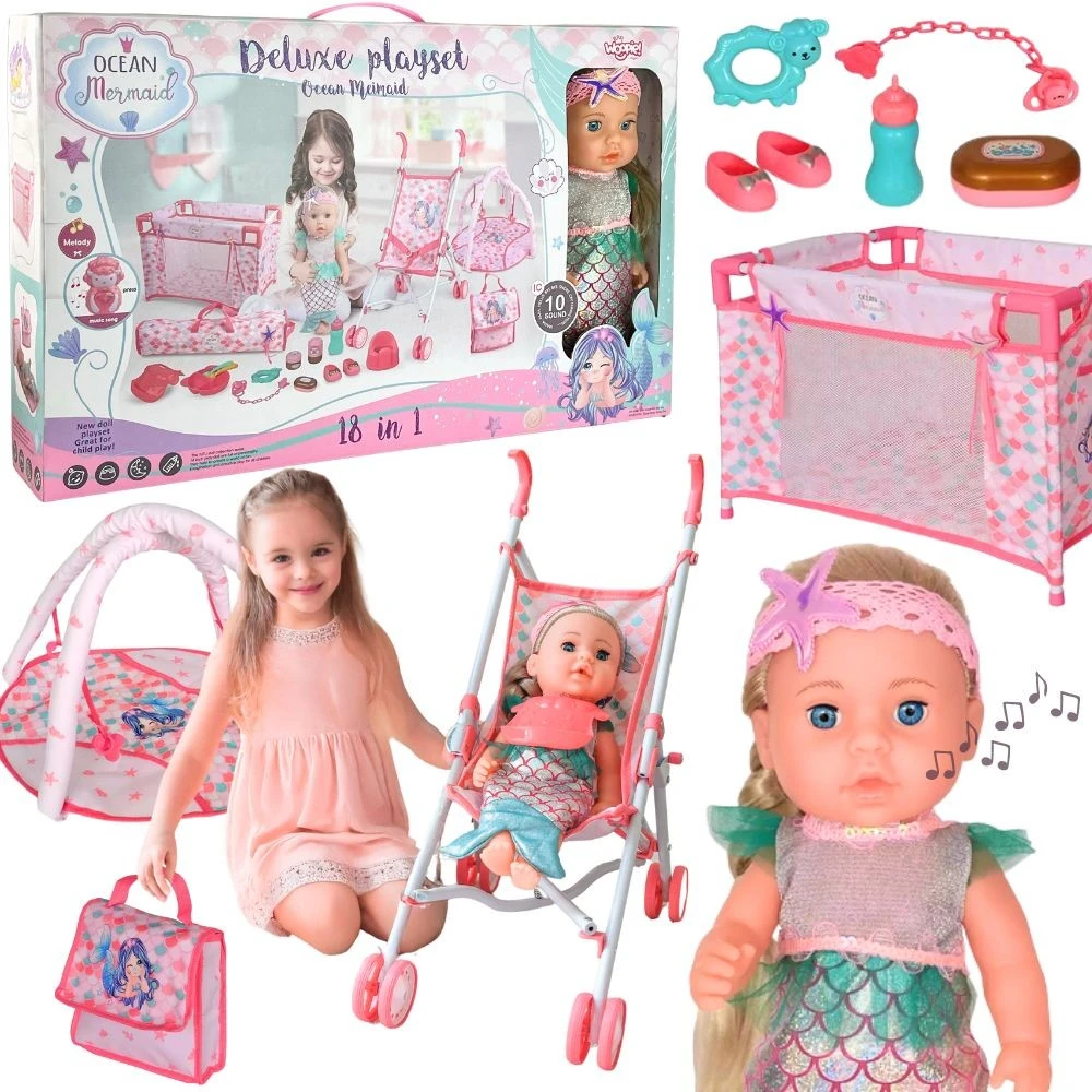 WOOPIE ROYAL Lėlė Bobas Syrenka 18 vnt