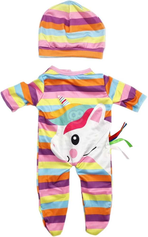 WOOPIE ROYAL lėlės drabužių rinkinys Vienaragis 43–46 cm