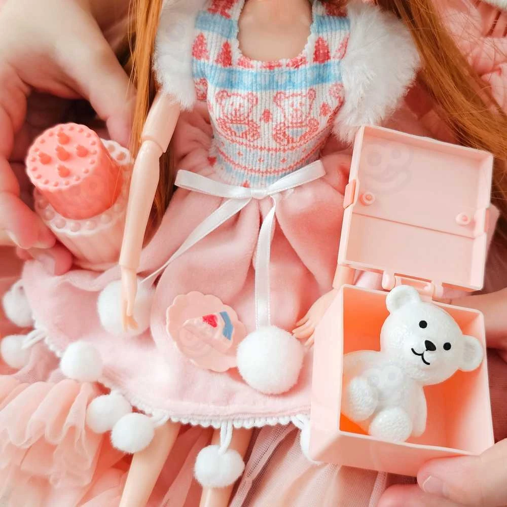 Lėlė Emi šventinė princesė su meškiuku WOOPIE ROYAL