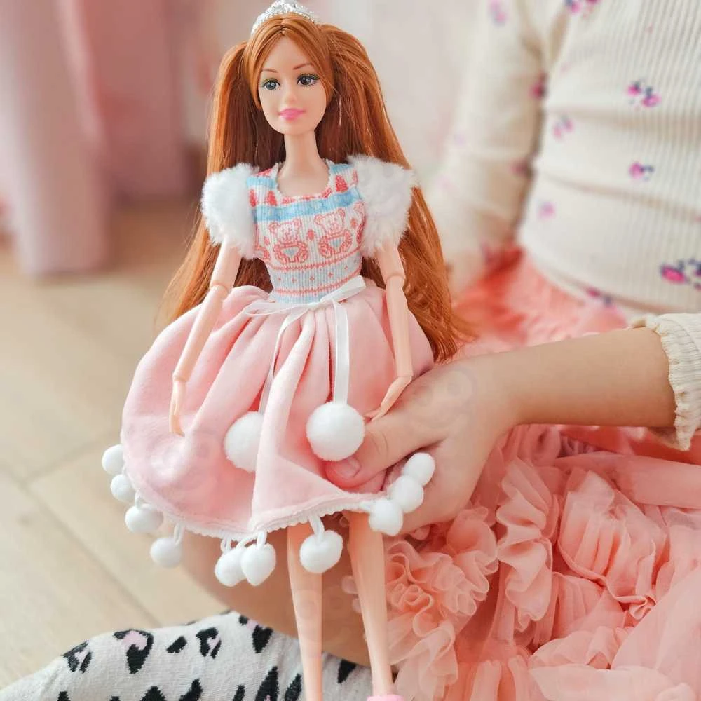 Lėlė Emi šventinė princesė su meškiuku WOOPIE ROYAL