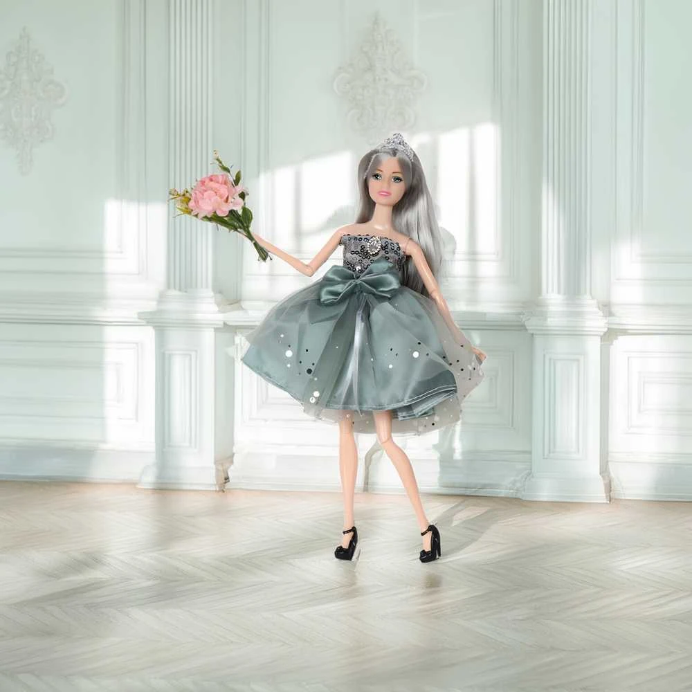 Lėlė Emi su elegantiška tiulio suknele WOOPIE ROYAL