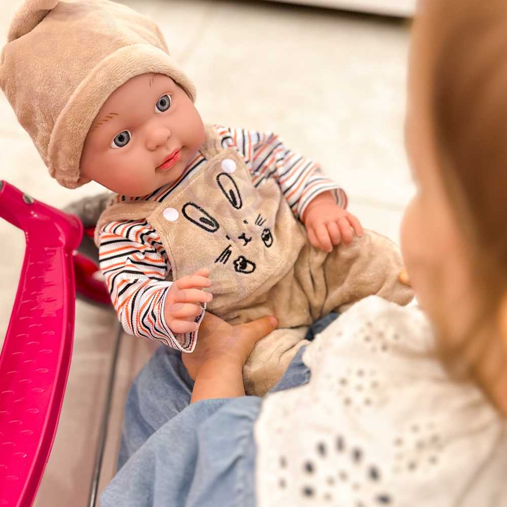 WOOPIE ROYAL Baby Doll in Bunny Outfit 46 cm