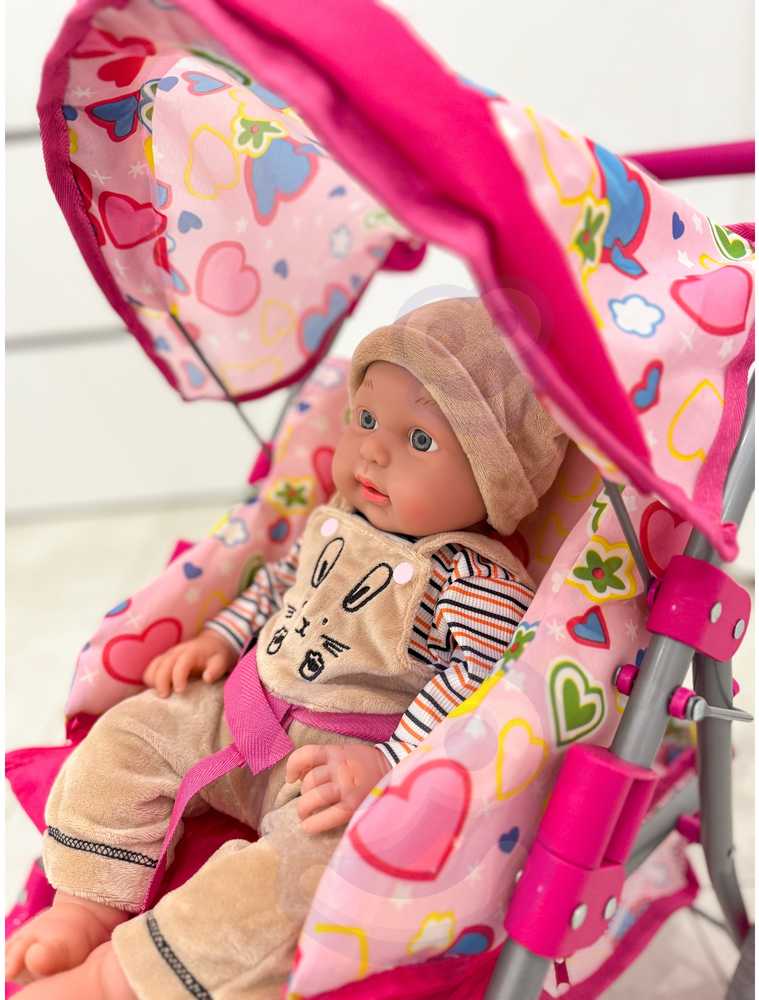 WOOPIE ROYAL Baby Doll in Bunny Outfit 46 cm