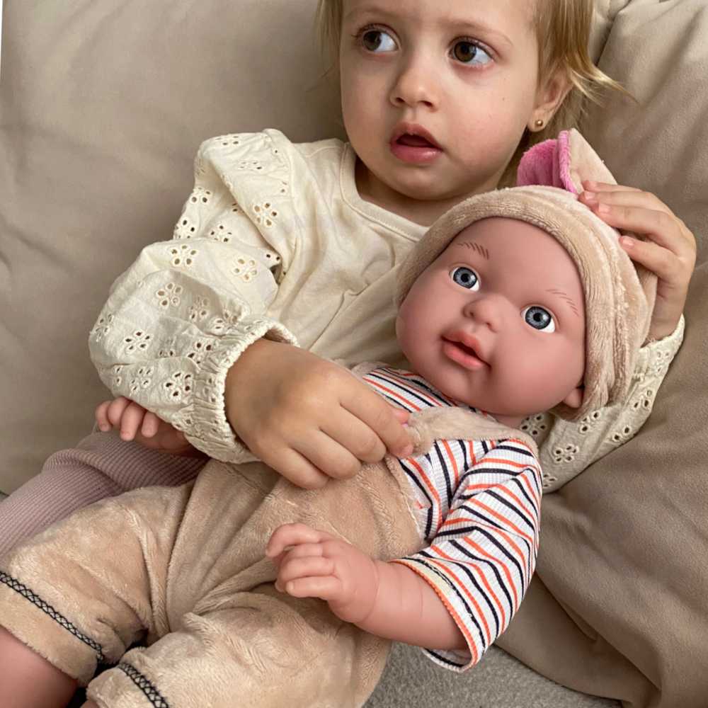 WOOPIE ROYAL Baby Doll in Bunny Outfit 46 cm
