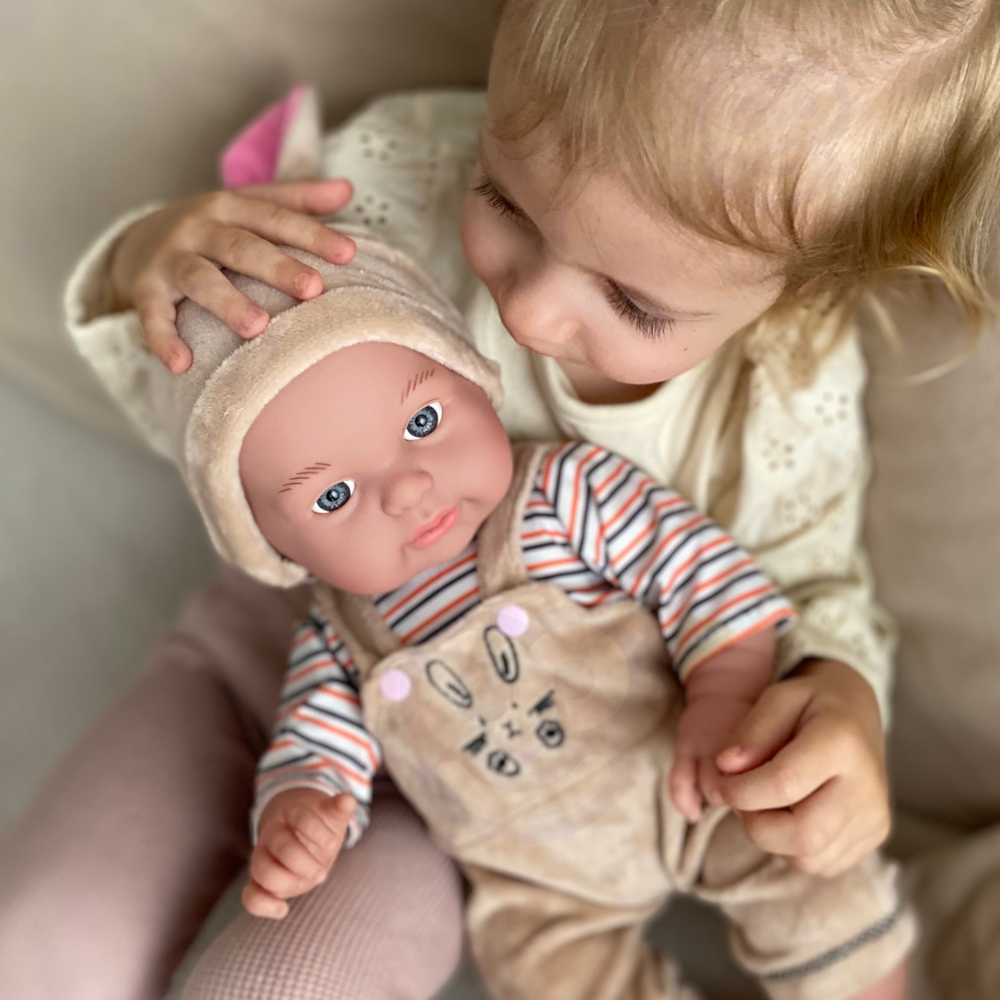 WOOPIE ROYAL Baby Doll in Bunny Outfit 46 cm