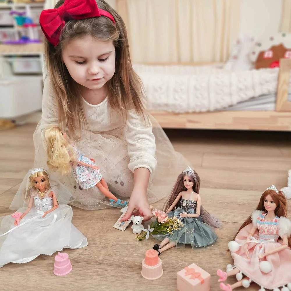 Lėlė Emi su elegantiška tiulio suknele WOOPIE ROYAL