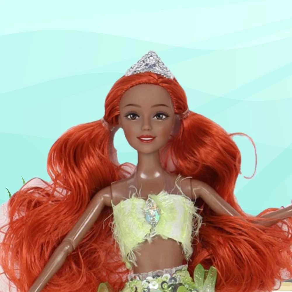 Lėlė Sirena Emi Mermaid su ruoniuku WOOPIE ROYAL