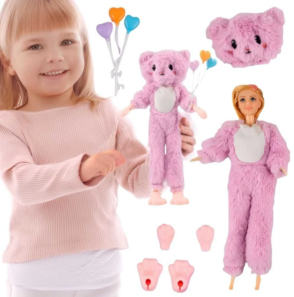 Lėlė meškučio kostiume WOOPIE