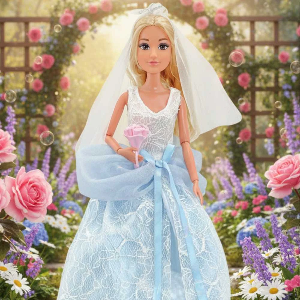 Lėlė WOOPIE ROYAL LILY nuotaka su tortu