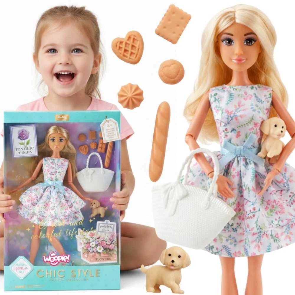 Lėlė Lily WOOPIE ROYAL su pavasarine suknele 30 cm