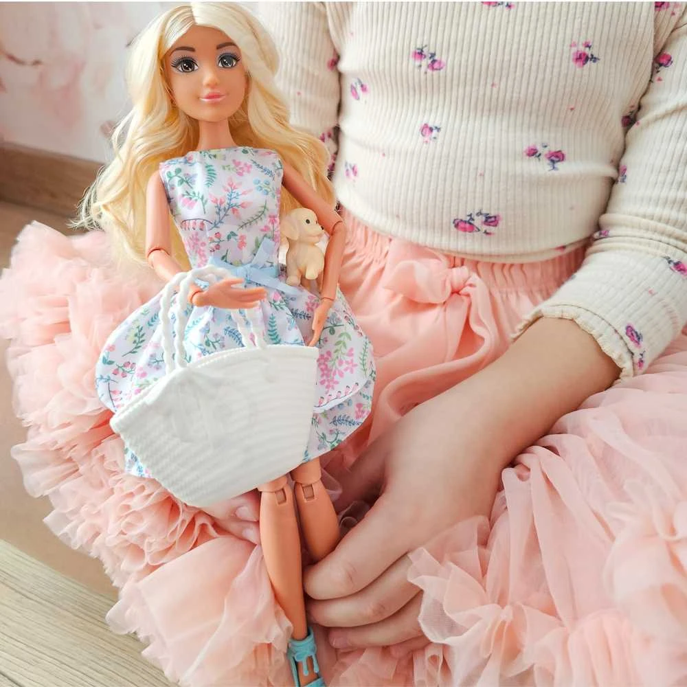 Lėlė Lily WOOPIE ROYAL su pavasarine suknele 30 cm