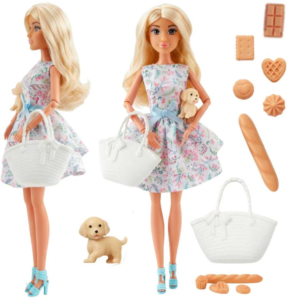 Lėlė Lily WOOPIE ROYAL su pavasarine suknele 30 cm