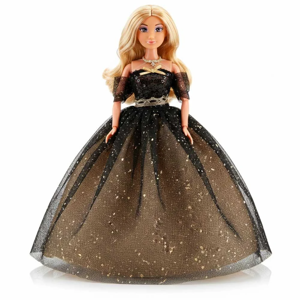 Lėlė Lili su ilga juoda suknele WOOPIE ROYAL 30 cm