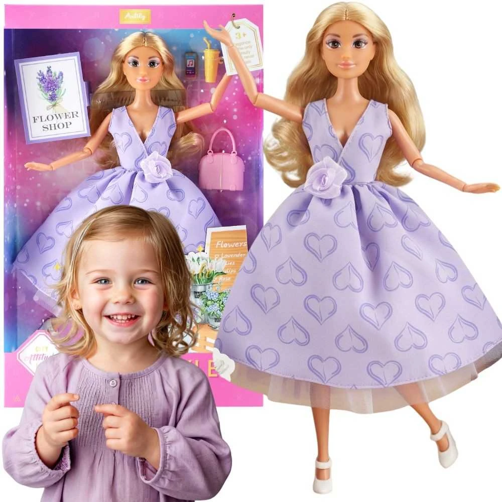 Lėlė Lily su ilgais šviesiais plaukais WOOPIE ROYAL 30 cm