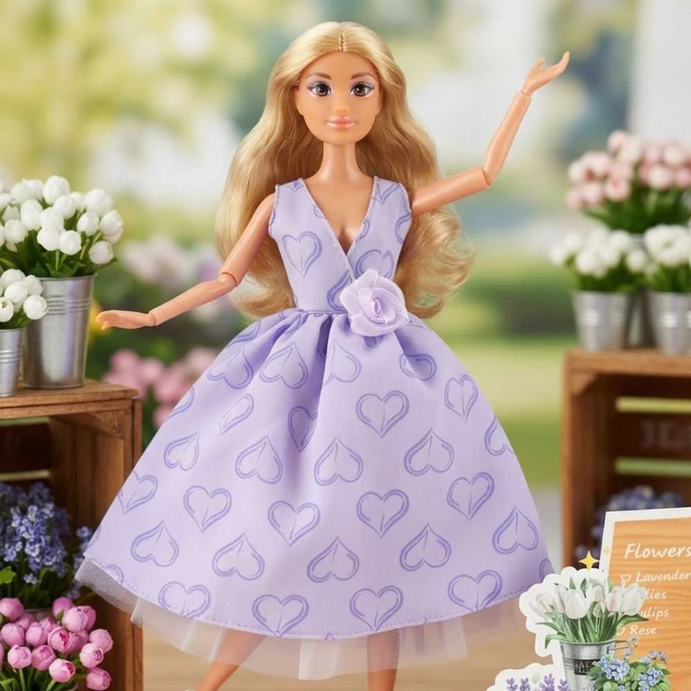 Lėlė Lily su ilgais šviesiais plaukais WOOPIE ROYAL 30 cm