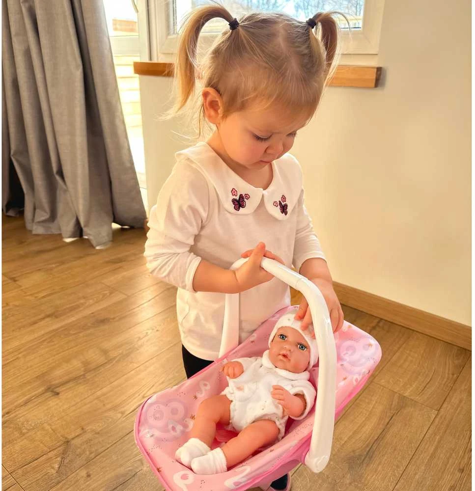 Woopie Royal WOOPIE Lėlė Bobas 30,5 cm + Rožinė Nešynė