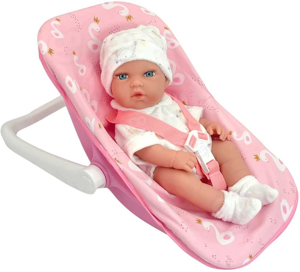 Woopie Royal WOOPIE Lėlė Bobas 30,5 cm + Rožinė Nešynė