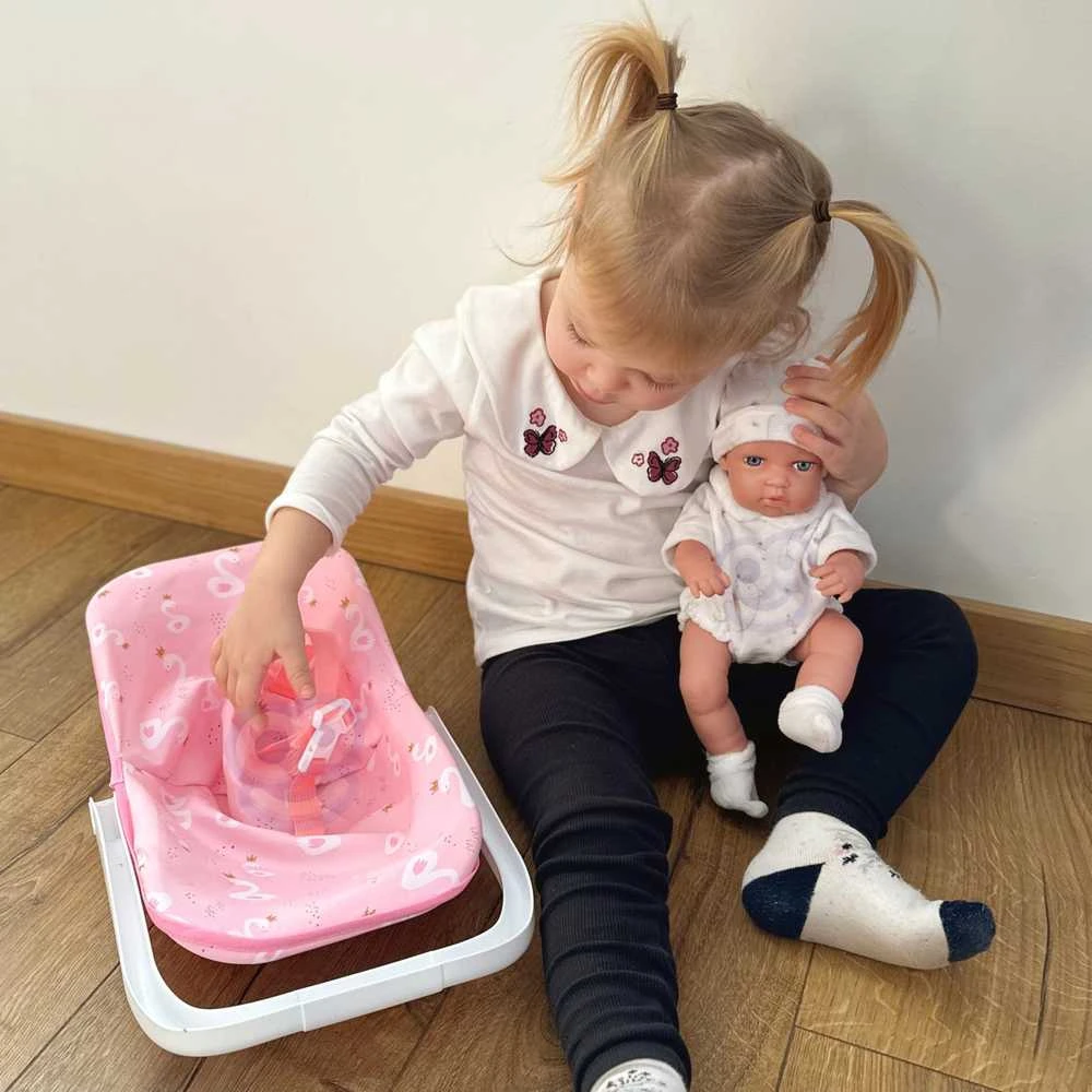 Woopie Royal WOOPIE Lėlė Bobas 30,5 cm + Rožinė Nešynė