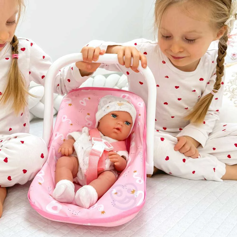 Woopie Royal WOOPIE Lėlė Bobas 30,5 cm + Rožinė Nešynė