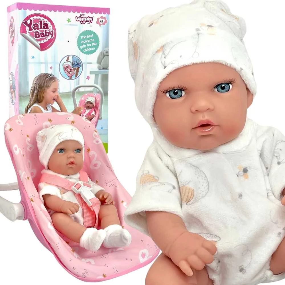 Woopie Royal WOOPIE Lėlė Bobas 30,5 cm + Rožinė Nešynė
