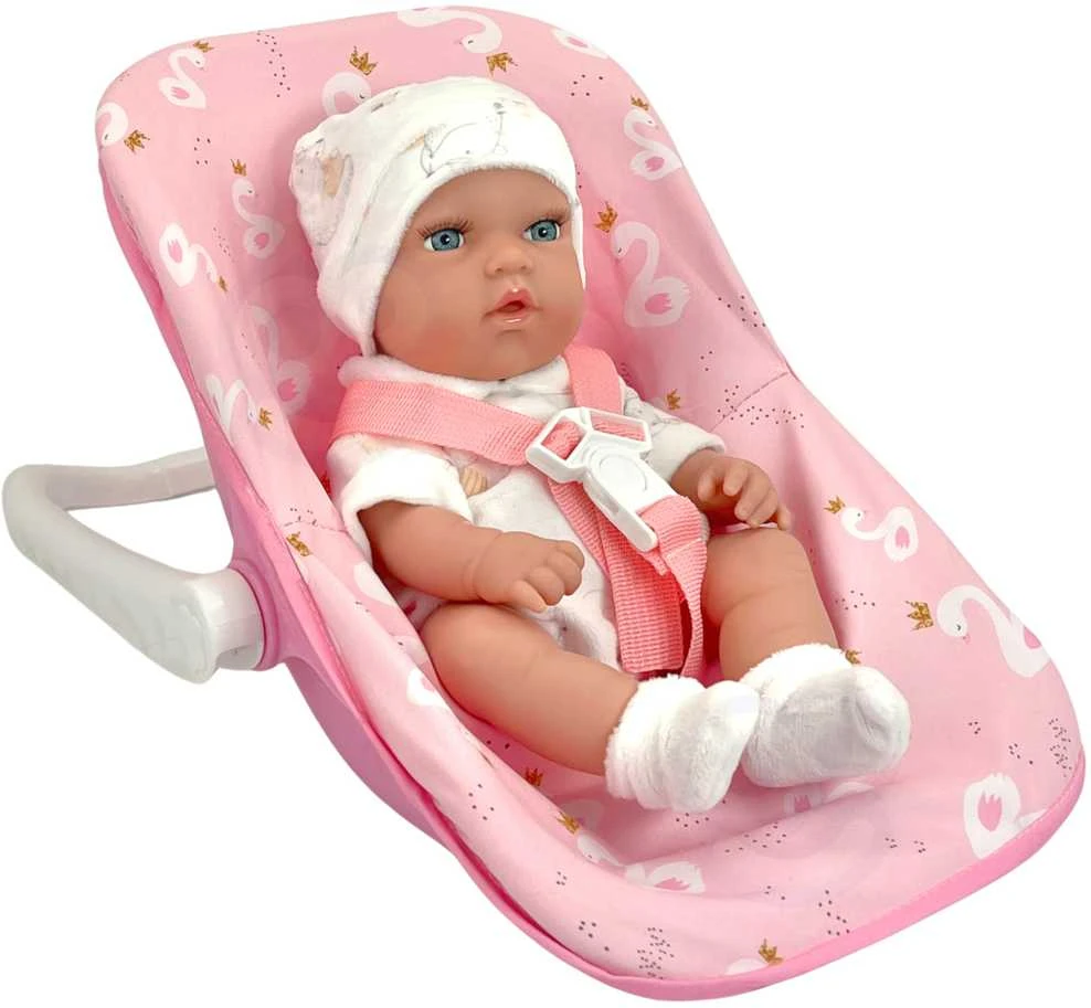 Woopie Royal WOOPIE Lėlė Bobas 30,5 cm + Rožinė Nešynė