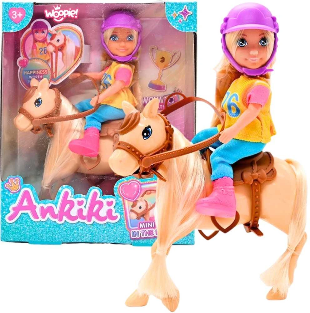 Lėlės rinkinys su arkliu WOOPIE ROYAL