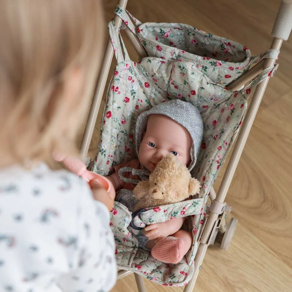 Woopie Royal WOOPIE lėlių vežimėlis su gėlytėmis