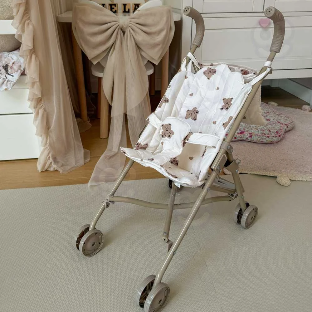 Vežimėlis lėlėms Vintage Teddy Bear WOOPIE ROYAL
