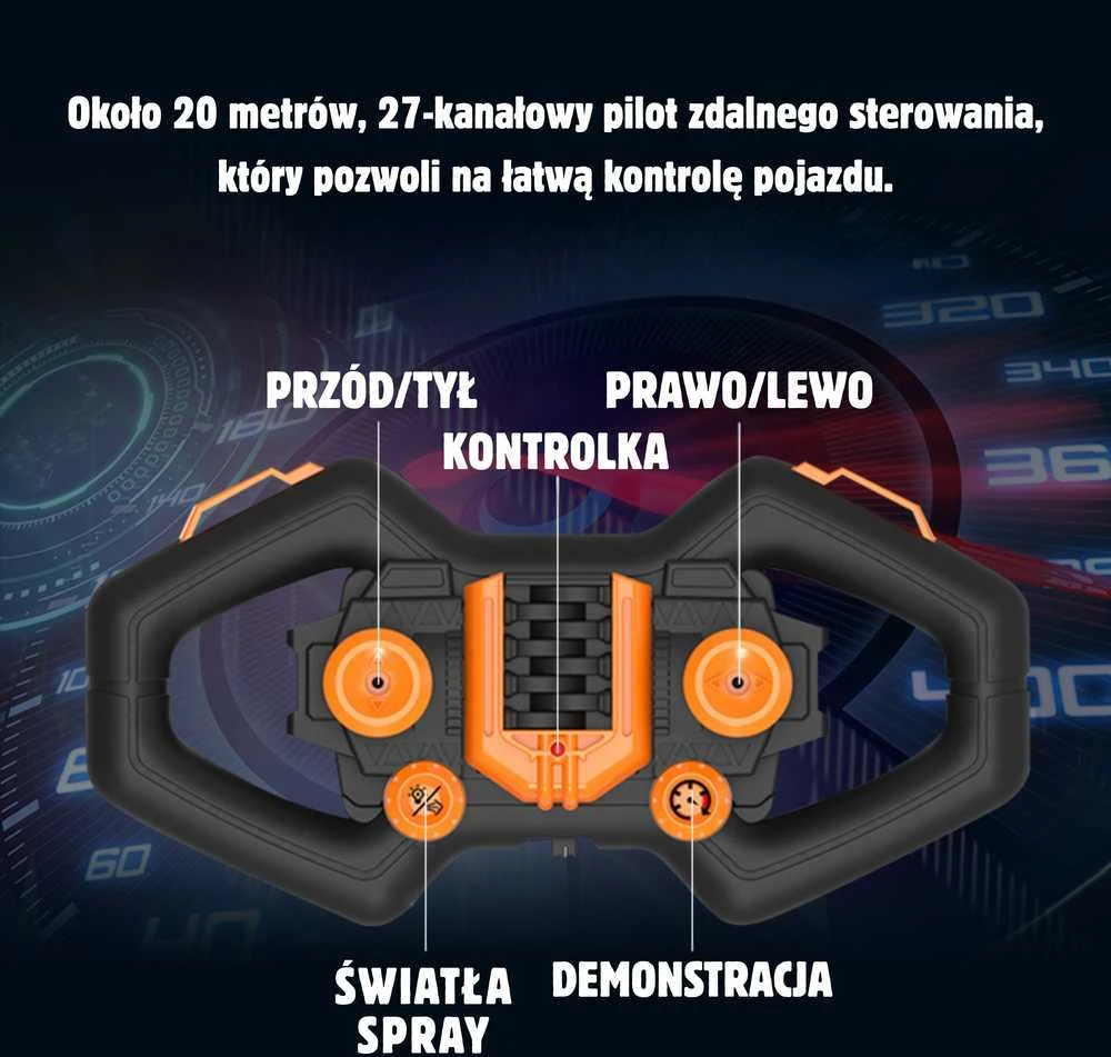 WOOPIE Nuotoliniu Būdu Valdomas Lenktyninis Automobilis RC