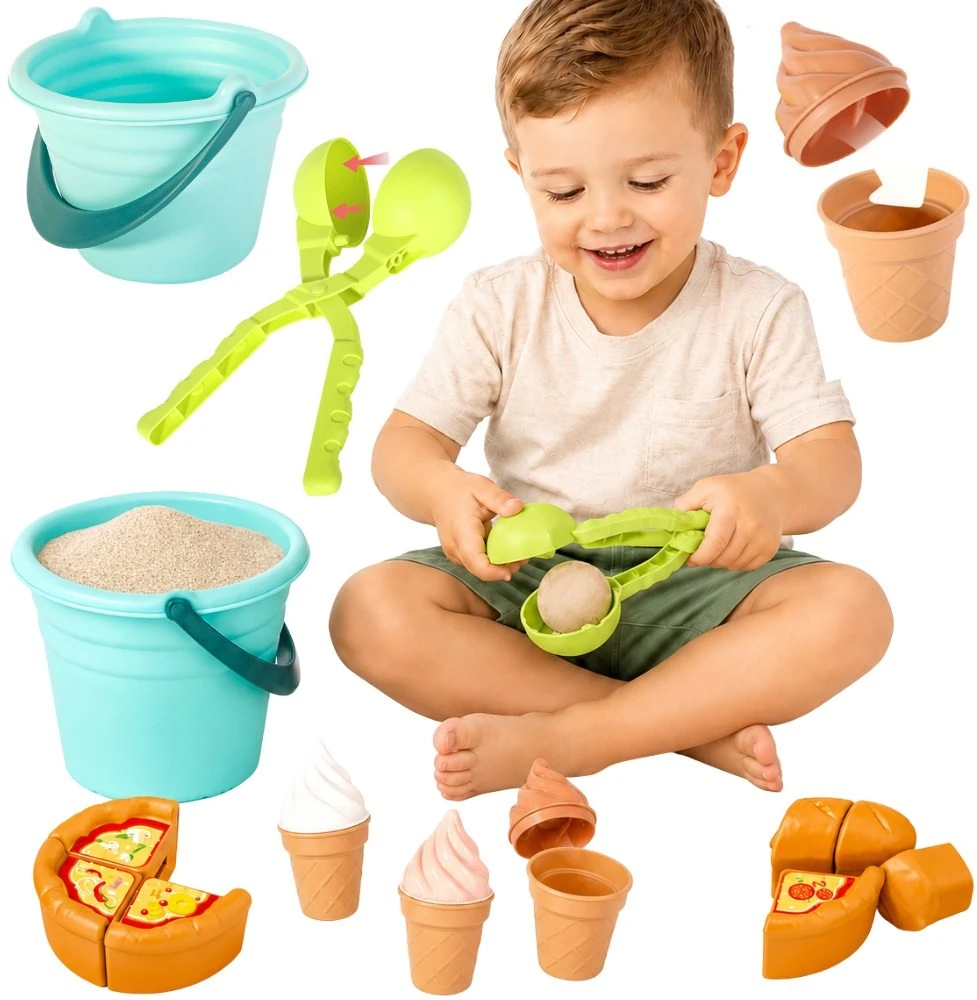 Smėlio rinkinys FUN ICE CREAM 2in1 WOOPIE