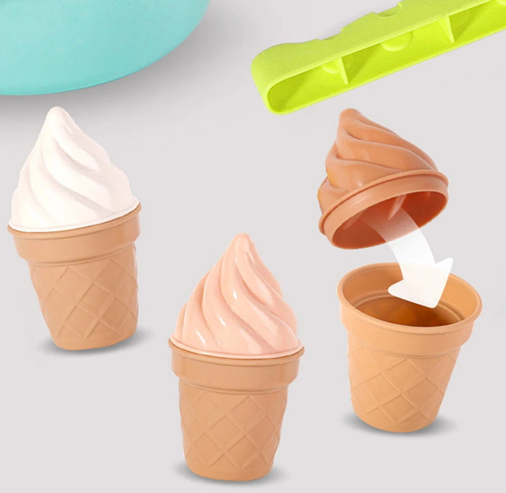 Smėlio rinkinys FUN ICE CREAM 2in1 WOOPIE