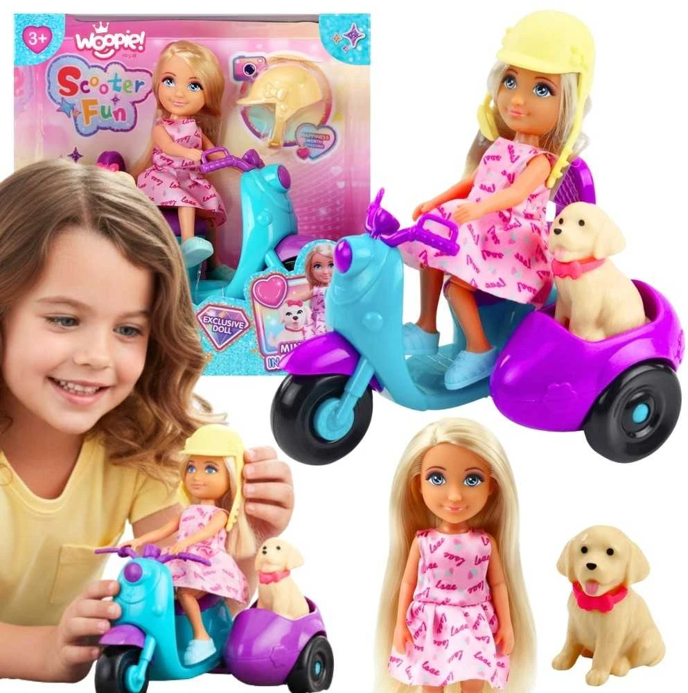 Lėlė su motoroleriu WOOPIE ROYAL