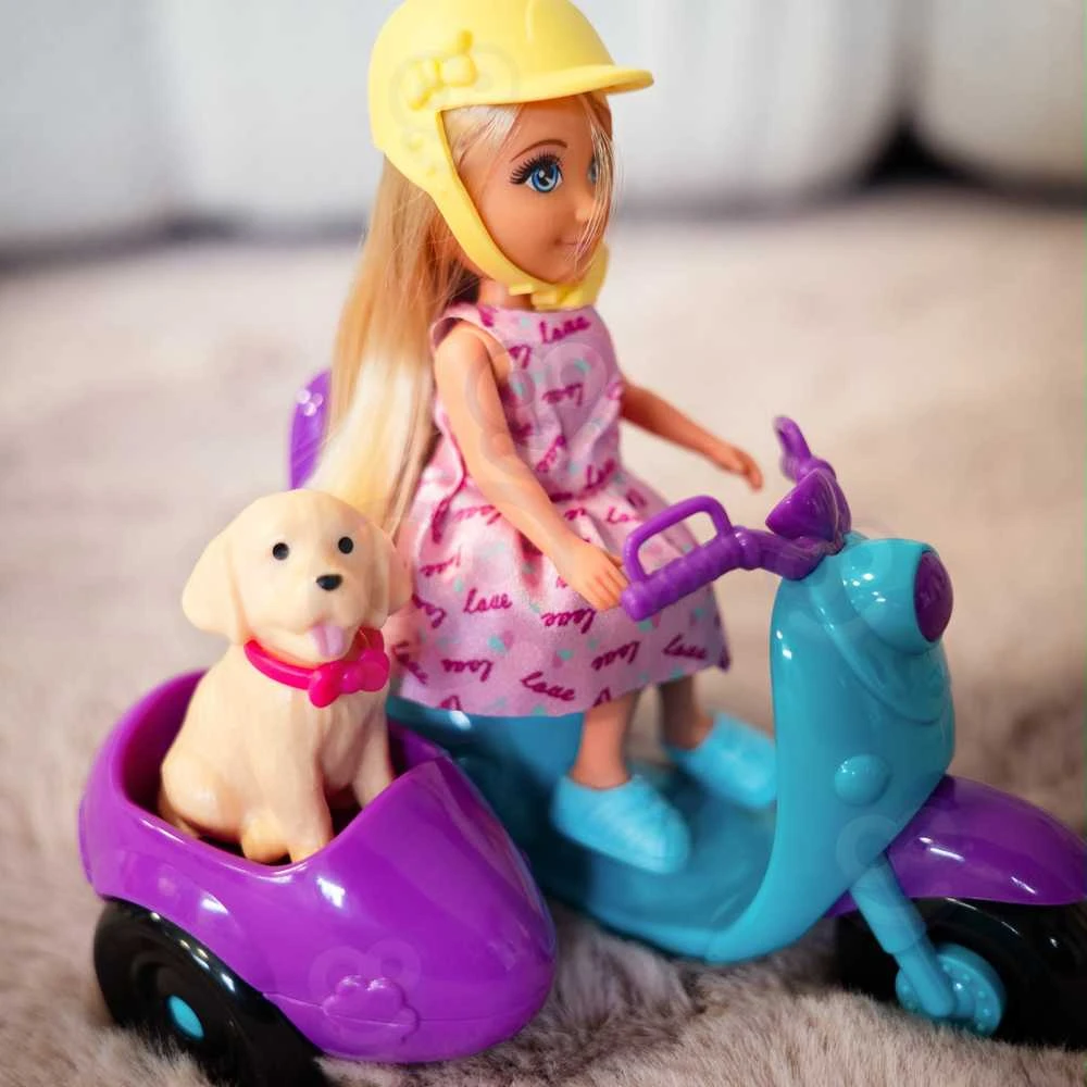 Lėlė su motoroleriu WOOPIE ROYAL