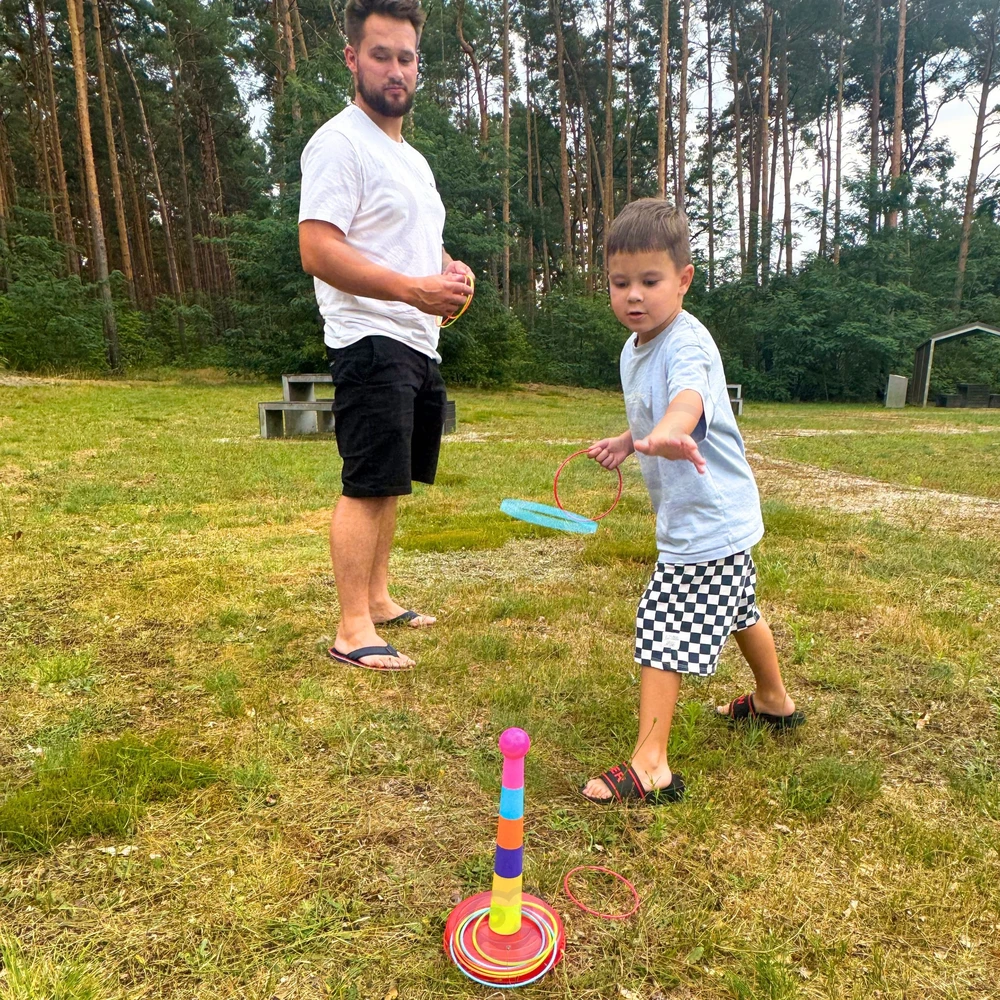Woopie Įgūdžių Žaidimas Ring Toss Spalvų Kova