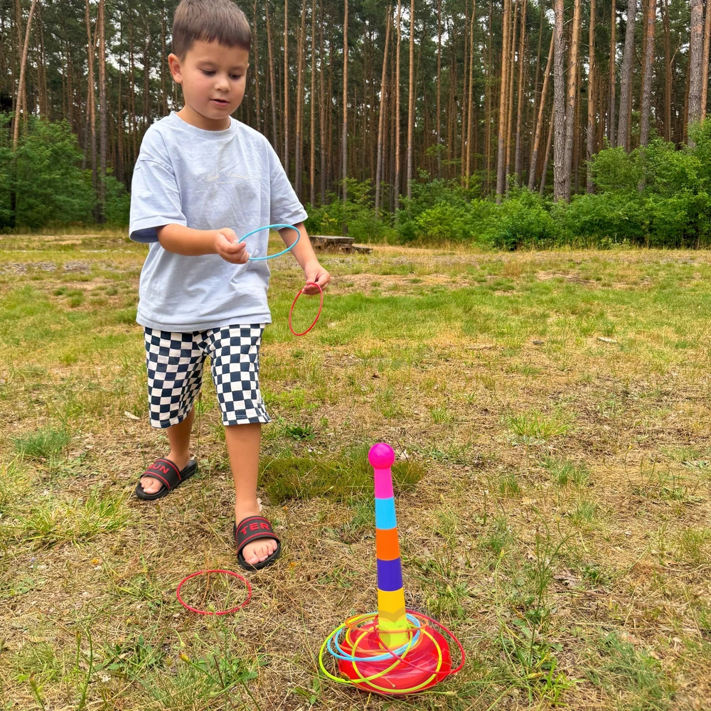 Woopie Įgūdžių Žaidimas Ring Toss Spalvų Kova
