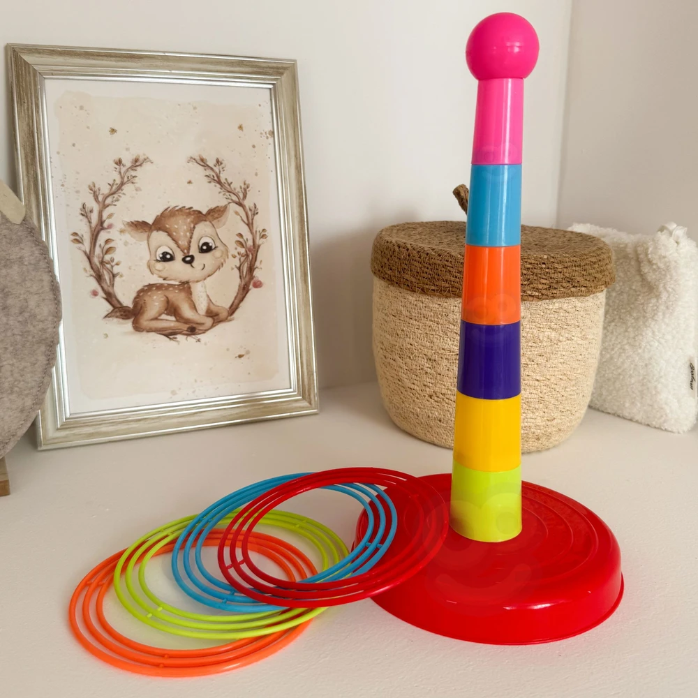 Woopie Įgūdžių Žaidimas Ring Toss Spalvų Kova