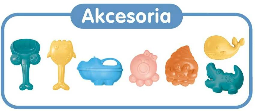 WOOPIE Smėlio žaidimų komplektas 3in1 Kuprinė Karvytė + Vandens žaislas