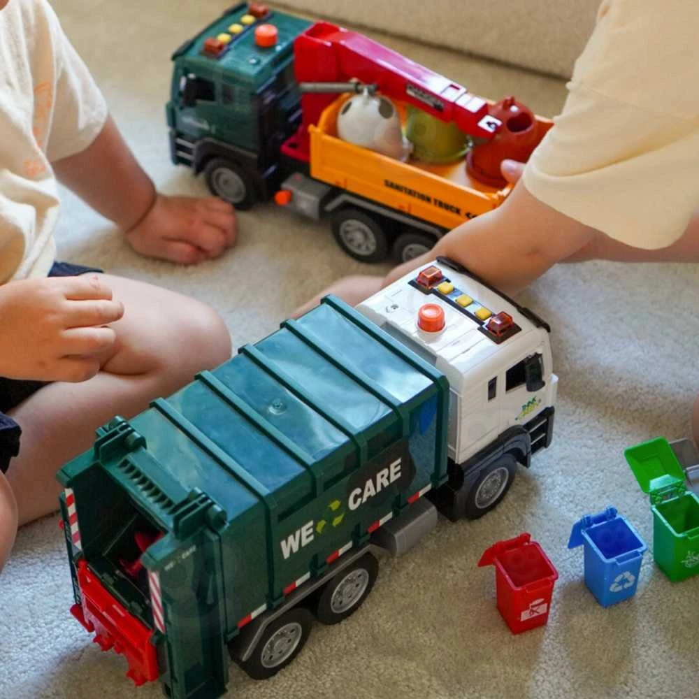 Woopie Šiukšliavežė Automobilis 1:10 - Mokomasis Žaidimas Su Atliekų Rūšiavimu
