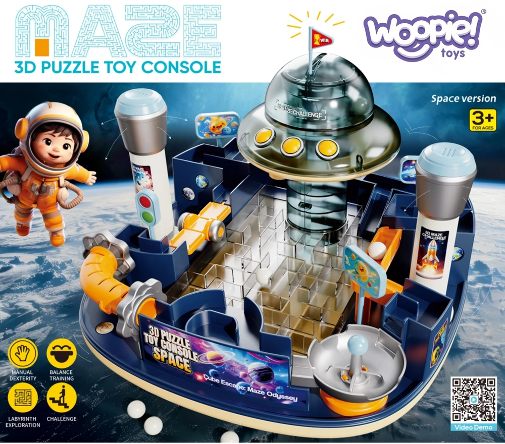 Woopie Space Maze 3D - Interactive Arcade Console