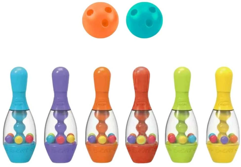 Boulingas spalvingas vaikams WOOPIE 8 vnt.