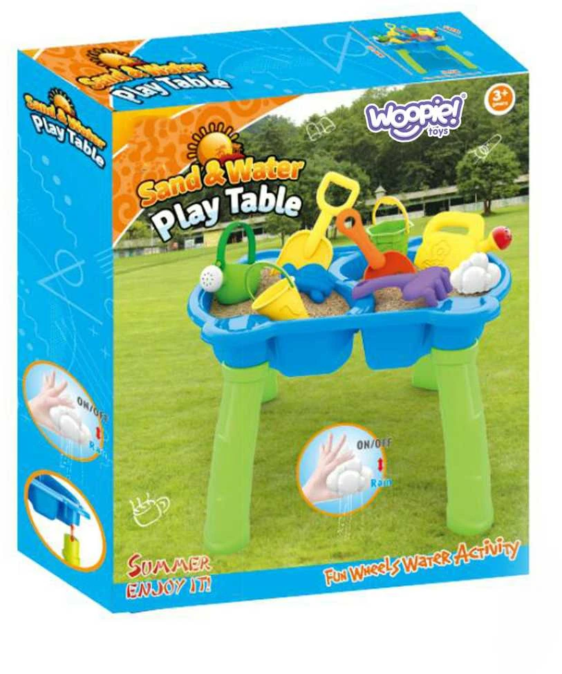 WOOPIE 46484 Vandens stalas 2in1 Smėlio dėžė 9 akc.
