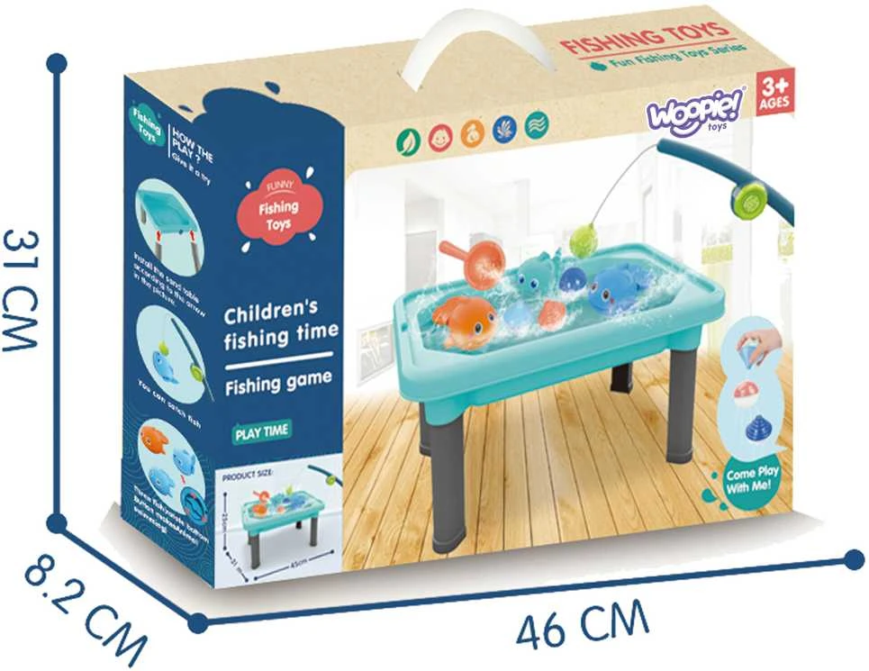 WOOPIE Vandens Stalas 3in1 Žaidimas su Žuvimis